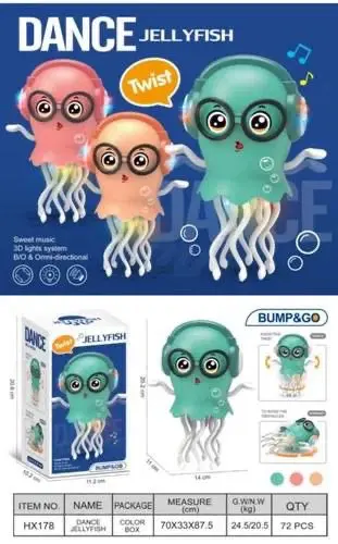 Dancing jelly fish